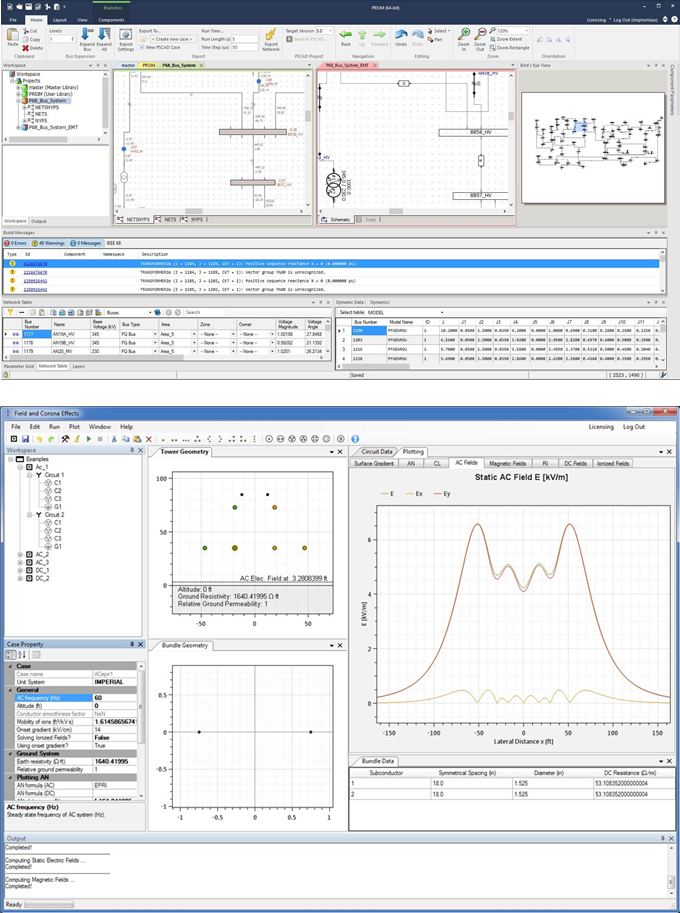 power system simulation software for the design analysis optimization and verification of all types of power systems
